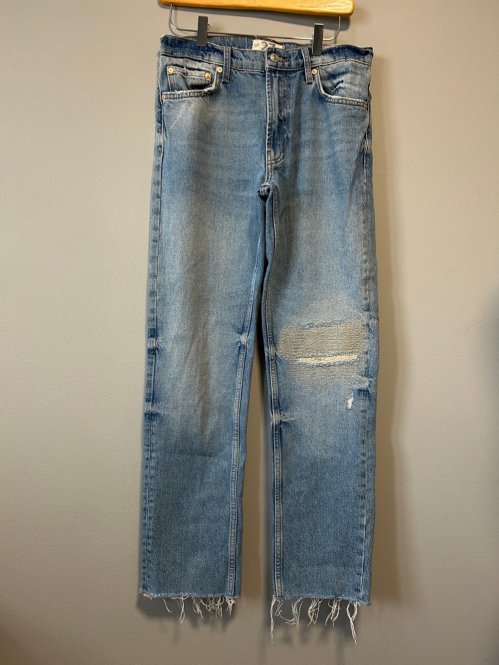 Free People We The Free Vixen Raw Hem High Rise Cigarette Jean - Picture 2 of 12